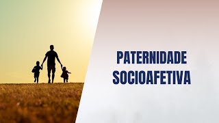 Paternidade socioafetiva [upl. by Mikihisa]