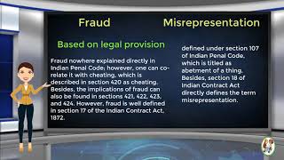 What is Difference Between Fraud amp Misrepresentation [upl. by Assilrac]