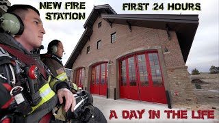 First 24 Hours in a New Fire Station  A Day in the Life [upl. by Akehs]