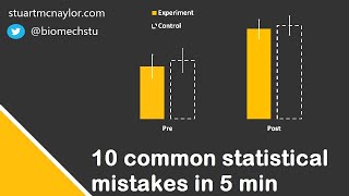 Ten Statistical Mistakes in 5 Min [upl. by Losyram]