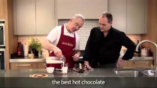 How to make a hot chocolate using an aerolatte milk frother [upl. by Jolene]