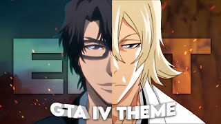 Aizen x Urahara  GTA IV Theme Edit [upl. by Agnot139]